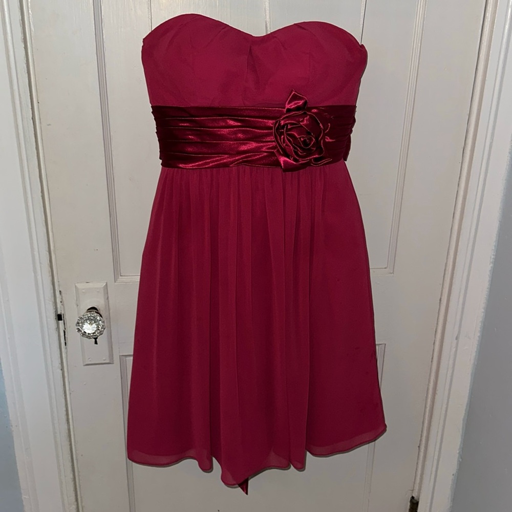 Formal dress with rose